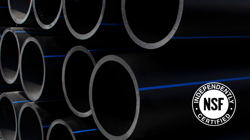 Introducing TDR FORZA® our NSF-61 Certified High Pressure HDPE Pipe