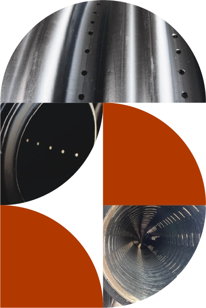 TDR Perforated Series® HDPE Corrugated Perforated Pipe for Drainage Applications