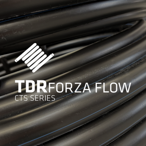 HDPE pressure pipes TDR Forza Flow CTS smooth wall pipe