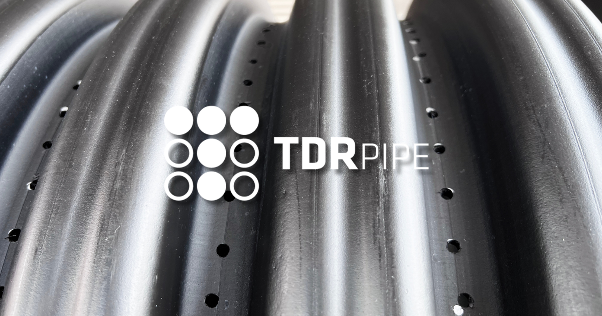 Fdr Pipe TDR Ultra Perforated Pipe | HDPE Drainage Solutions