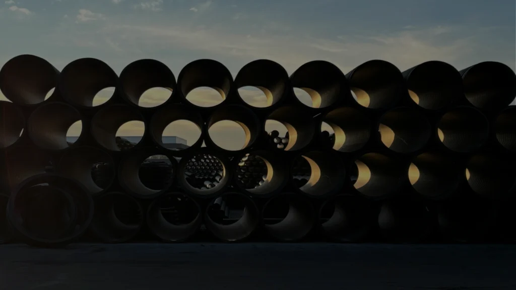 TDR Ultra HDPE pipe coupling joint watertight seal