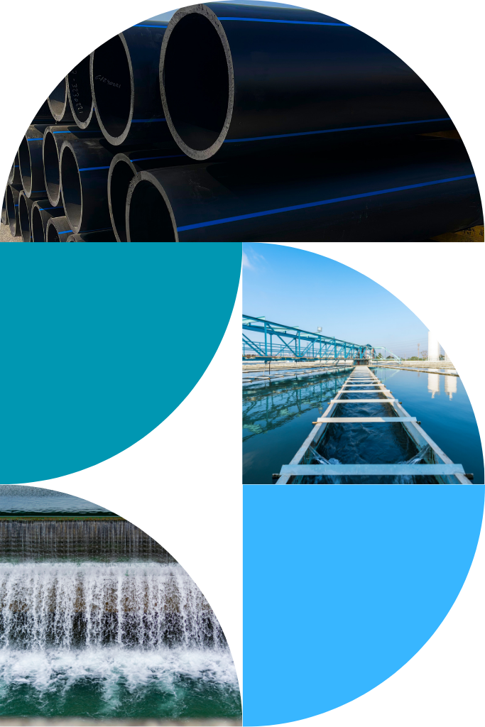 High-pressure HDPE and PVC pipe for municipal and commercial water distribution systems — TDR Pipe