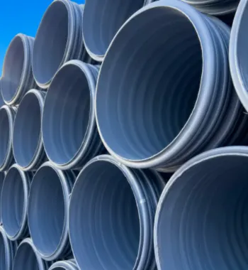 Corrugated polypropylene pipe Richmond — TDR PRO PP storm pipe routed around green corridors at Still Creek Ranch, Richmond, TX