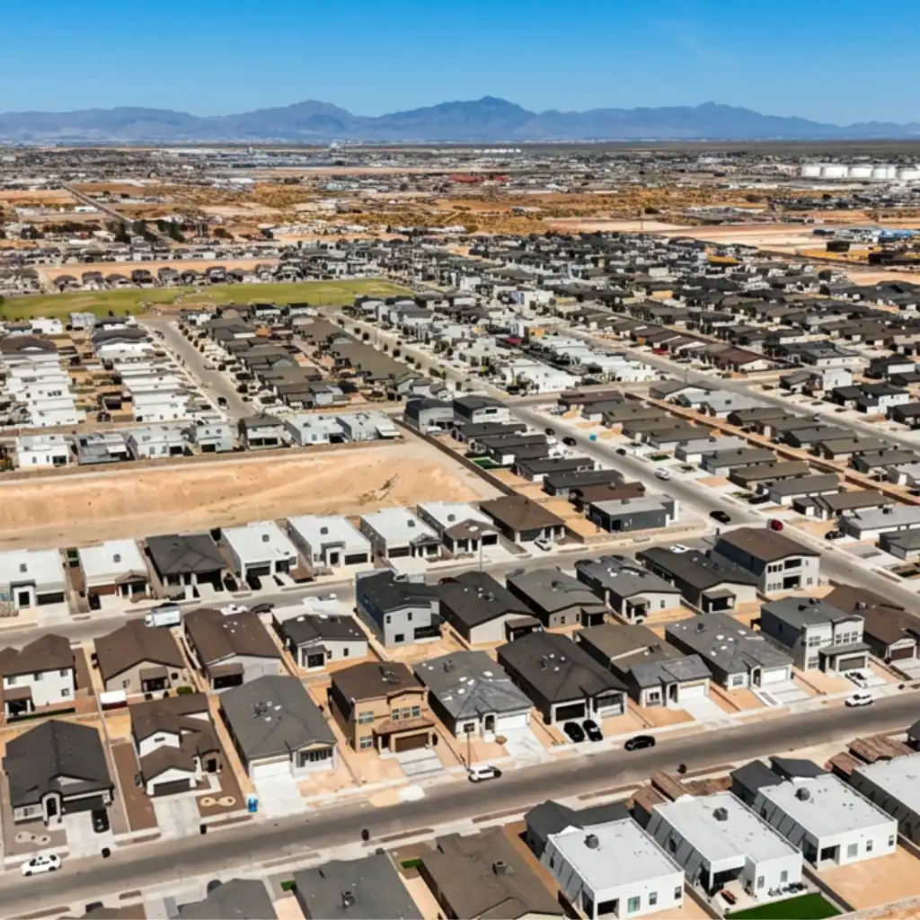 Residential drainage El Paso — TDR ULTRA HDPE drainage layout prepared for the East El Paso residential and commercial corridor, El Paso, Texas