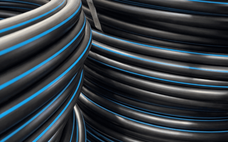 TDR Forza Flow HDPE pipe installed as a municipal potable water service connection