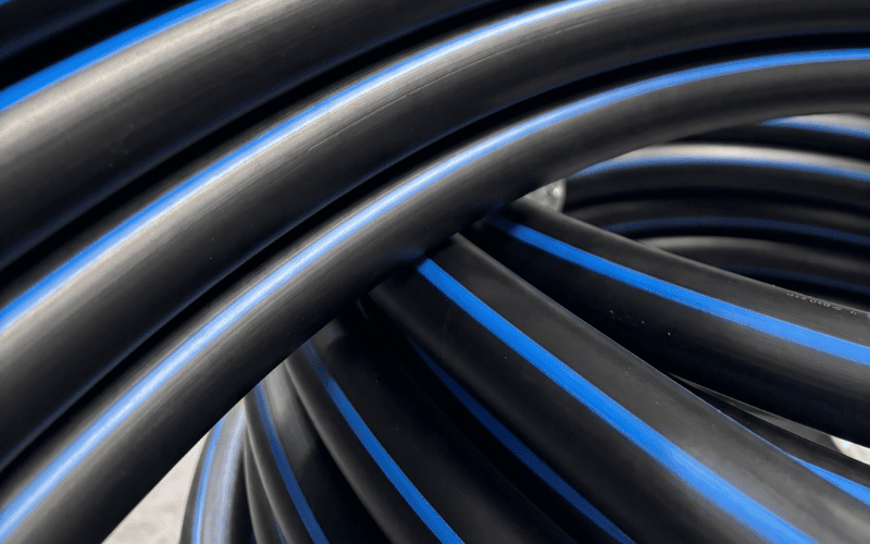 TDR Forza Flow IPS Series HDPE pressure pipe coils in inventory