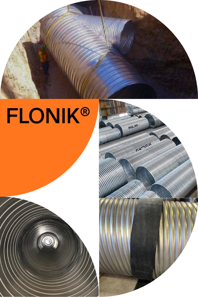 FLONIK® semi-smooth helical steel pipe for stormwater drainage