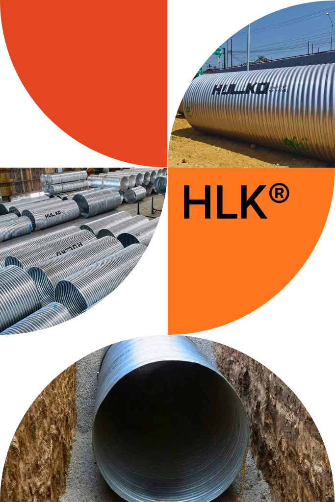 HLK® helically corrugated steel pipe for high structural capacity infrastructure